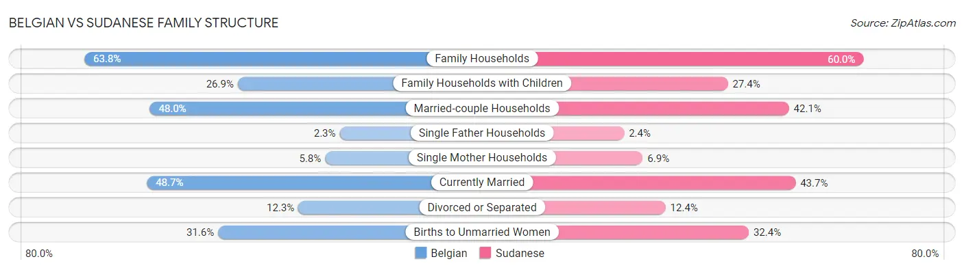 Belgian vs Sudanese Family Structure