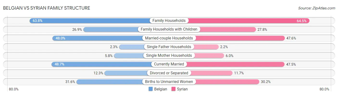 Belgian vs Syrian Family Structure