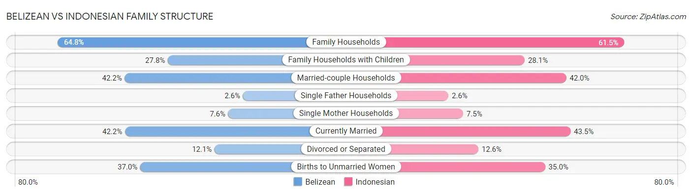 Belizean vs Indonesian Family Structure