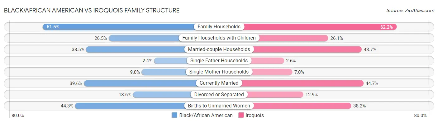 Black/African American vs Iroquois Family Structure