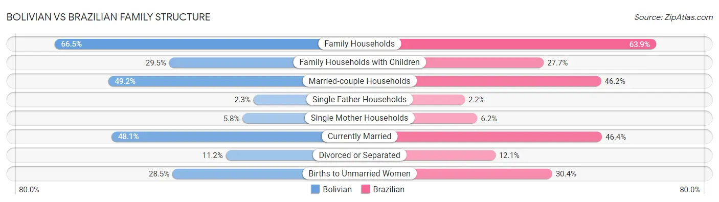 Bolivian vs Brazilian Family Structure