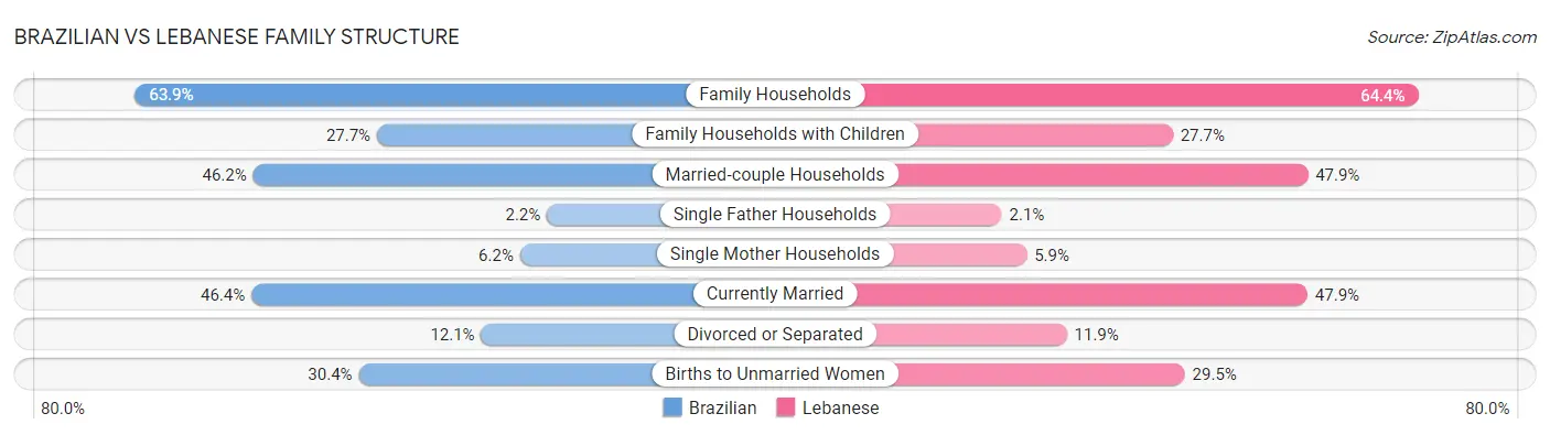 Brazilian vs Lebanese Family Structure