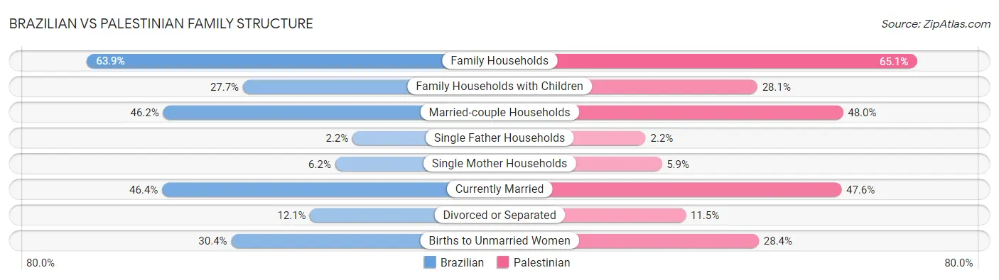 Brazilian vs Palestinian Family Structure