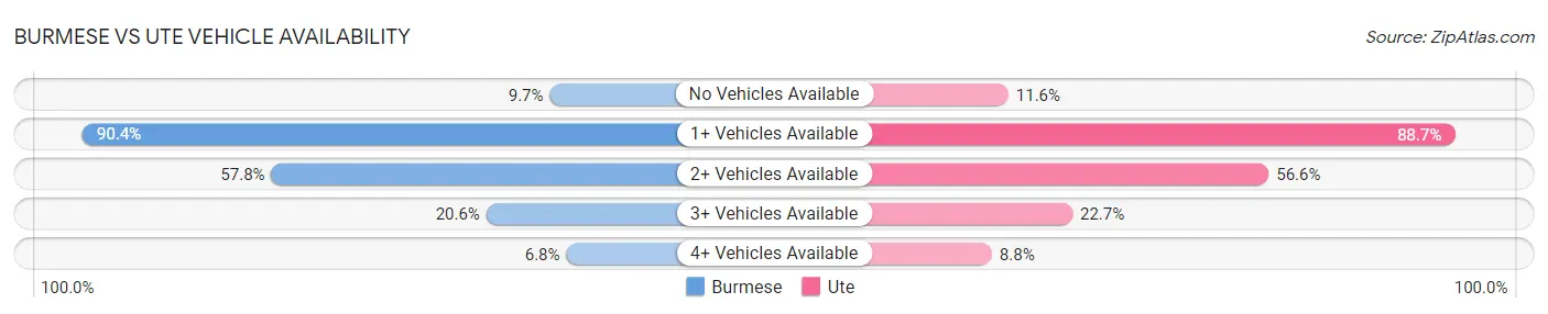 Burmese vs Ute Vehicle Availability