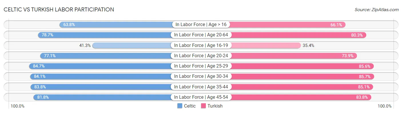 Celtic vs Turkish Labor Participation