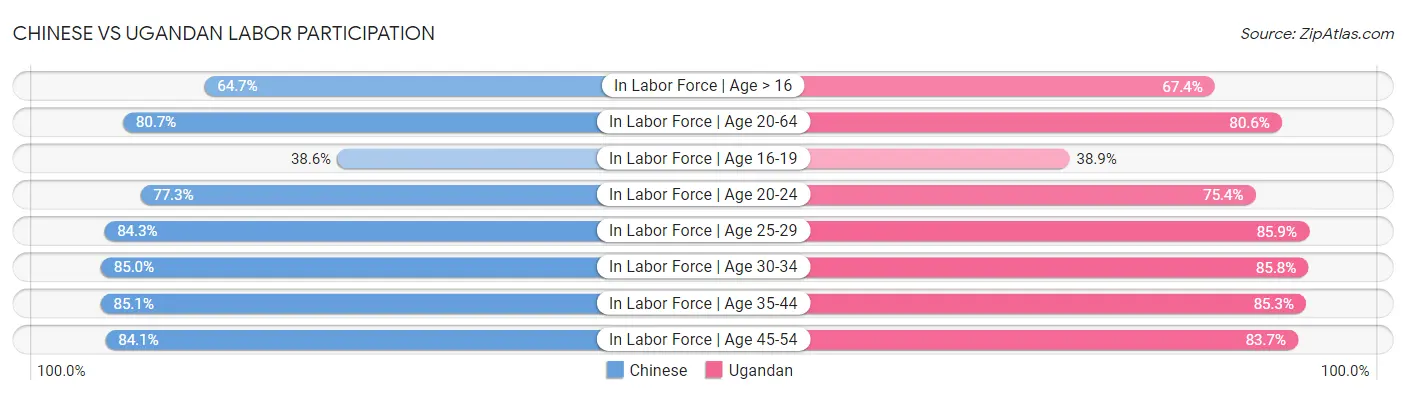 Chinese vs Ugandan Labor Participation