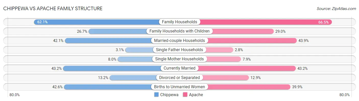 Chippewa vs Apache Family Structure