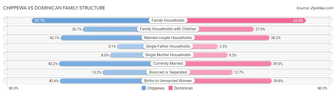 Chippewa vs Dominican Family Structure