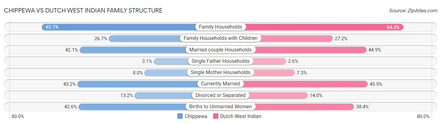 Chippewa vs Dutch West Indian Family Structure