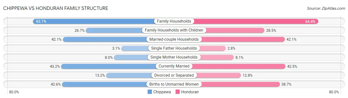 Chippewa vs Honduran Family Structure