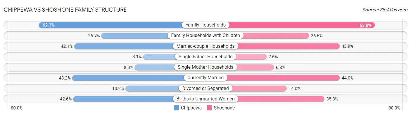Chippewa vs Shoshone Family Structure