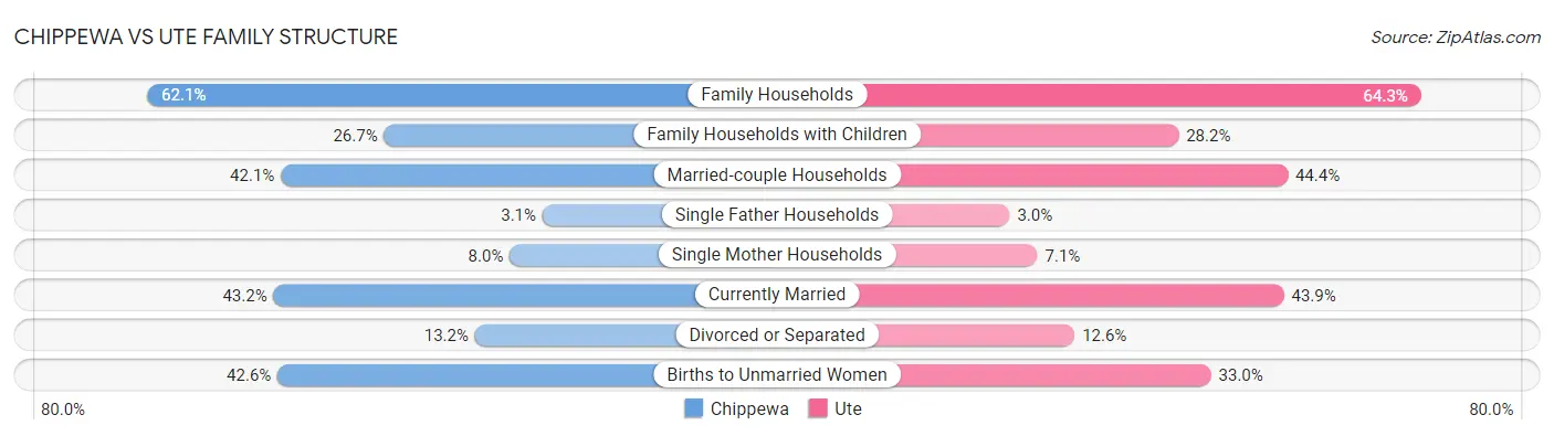 Chippewa vs Ute Family Structure