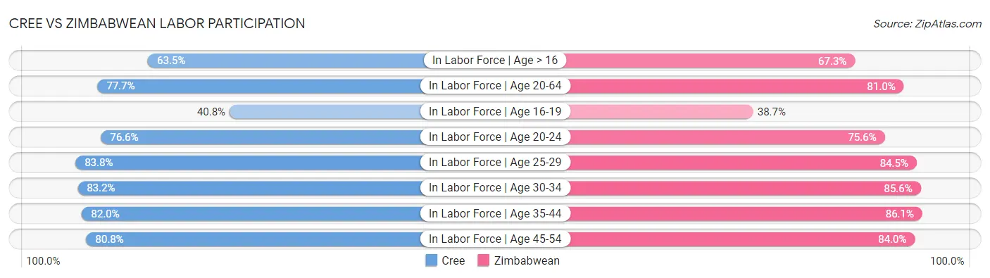 Cree vs Zimbabwean Labor Participation
