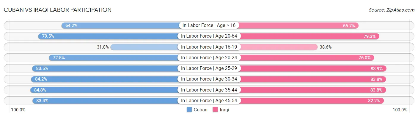 Cuban vs Iraqi Labor Participation