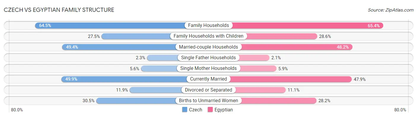 Czech vs Egyptian Family Structure