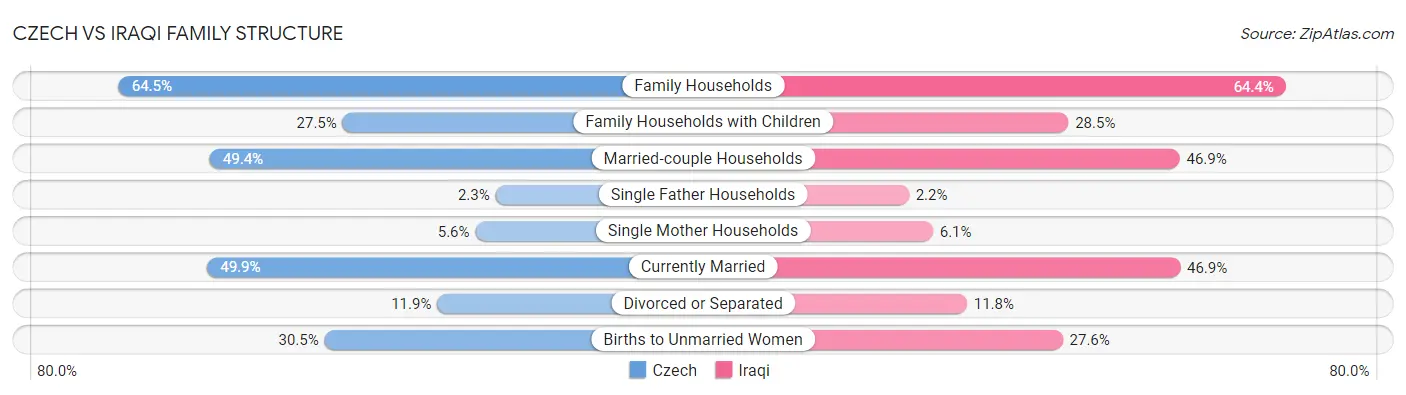 Czech vs Iraqi Family Structure