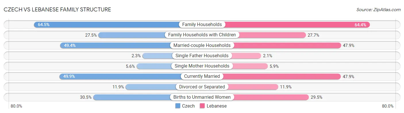 Czech vs Lebanese Family Structure