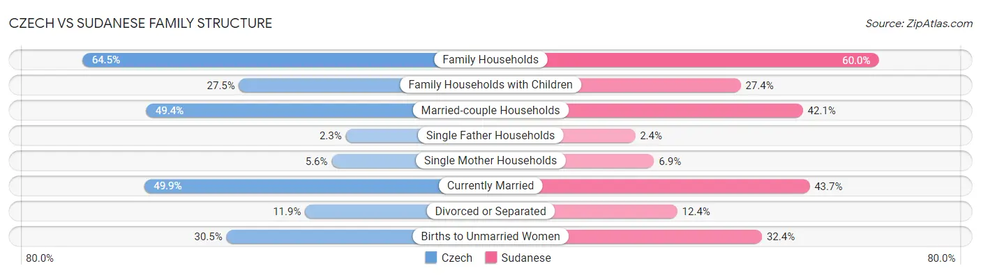 Czech vs Sudanese Family Structure