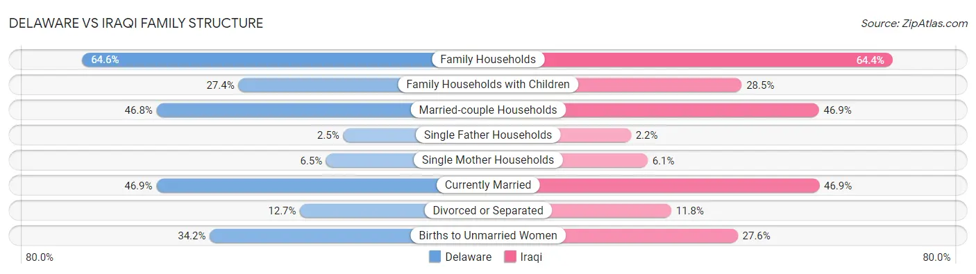 Delaware vs Iraqi Family Structure