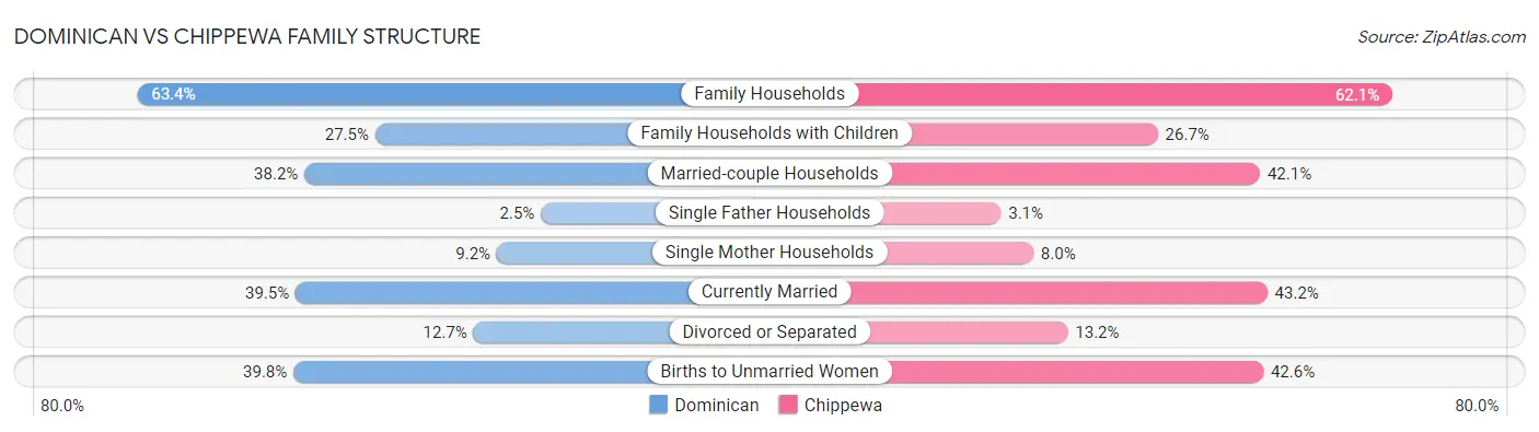Dominican vs Chippewa Family Structure