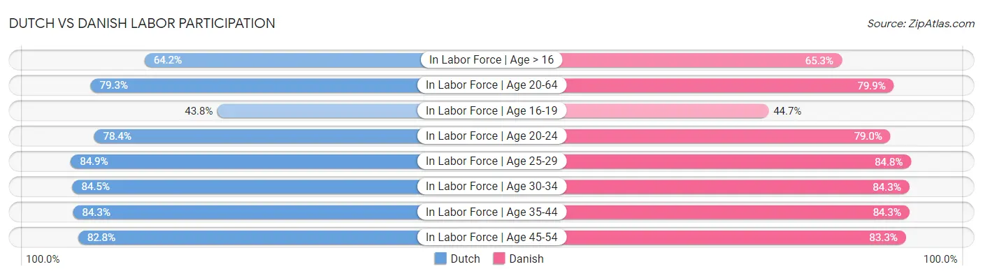 Dutch vs Danish Labor Participation