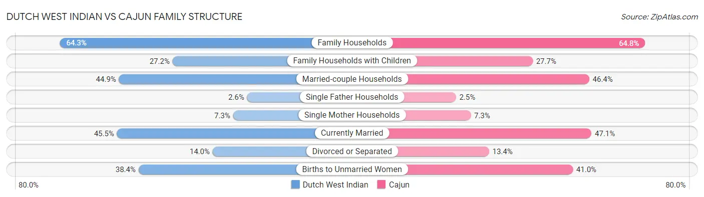 Dutch West Indian vs Cajun Family Structure