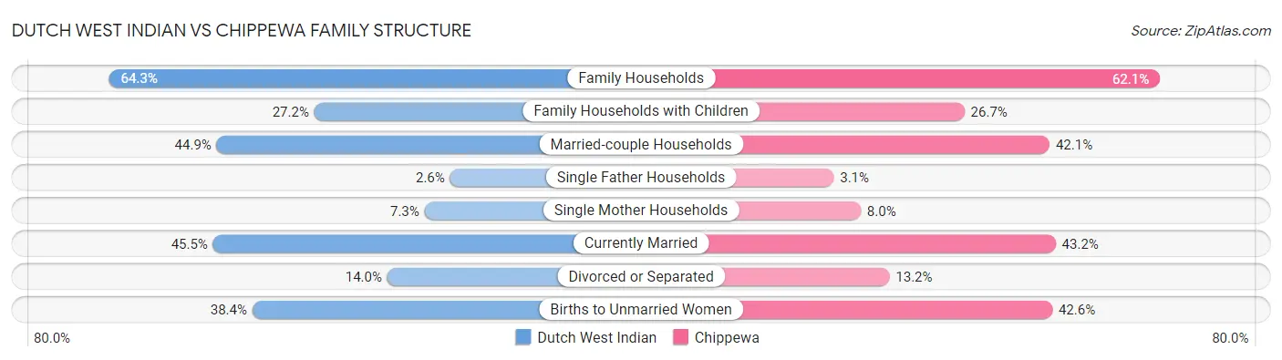 Dutch West Indian vs Chippewa Family Structure