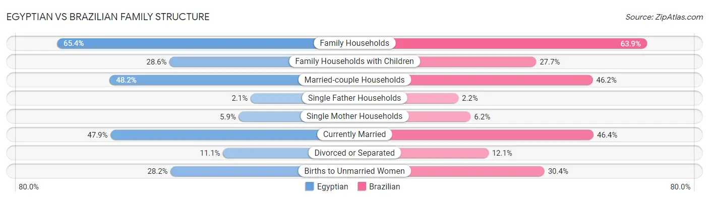 Egyptian vs Brazilian Family Structure