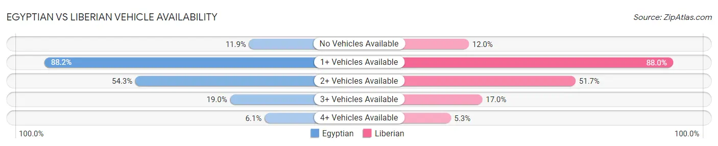 Egyptian vs Liberian Vehicle Availability