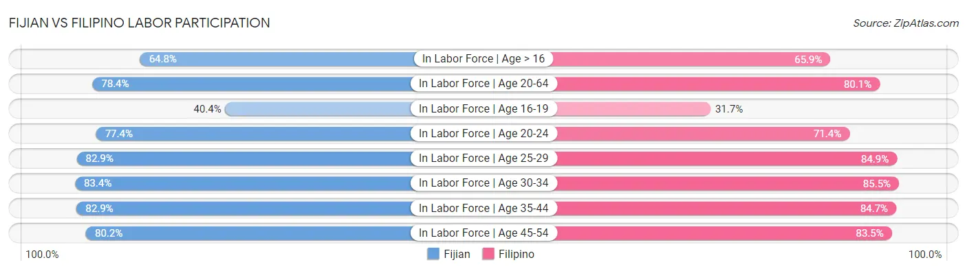 Fijian vs Filipino Labor Participation