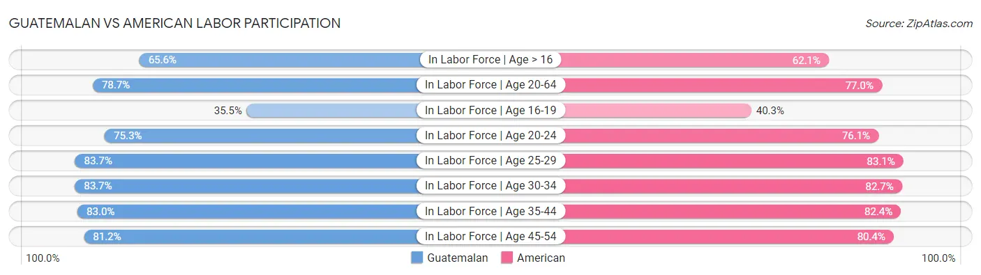 Guatemalan vs American Labor Participation