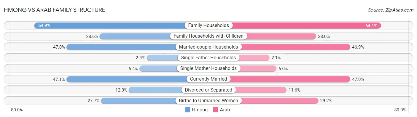 Hmong vs Arab Family Structure