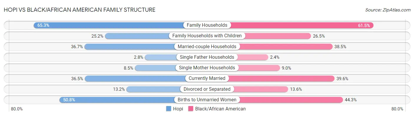 Hopi vs Black/African American Family Structure