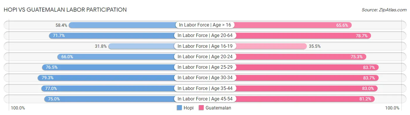 Hopi vs Guatemalan Labor Participation