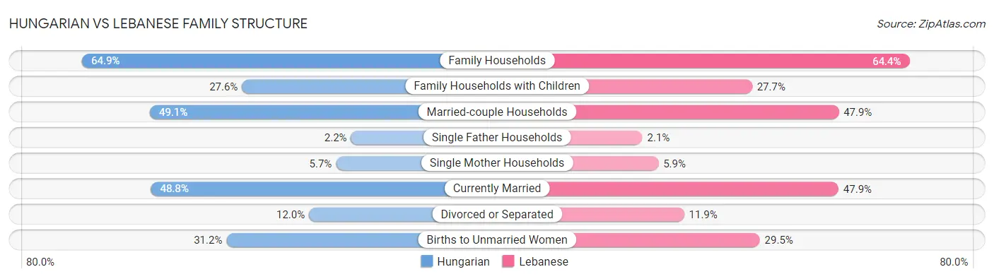 Hungarian vs Lebanese Family Structure
