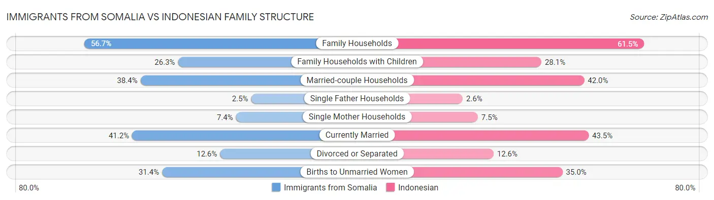 Immigrants from Somalia vs Indonesian Family Structure