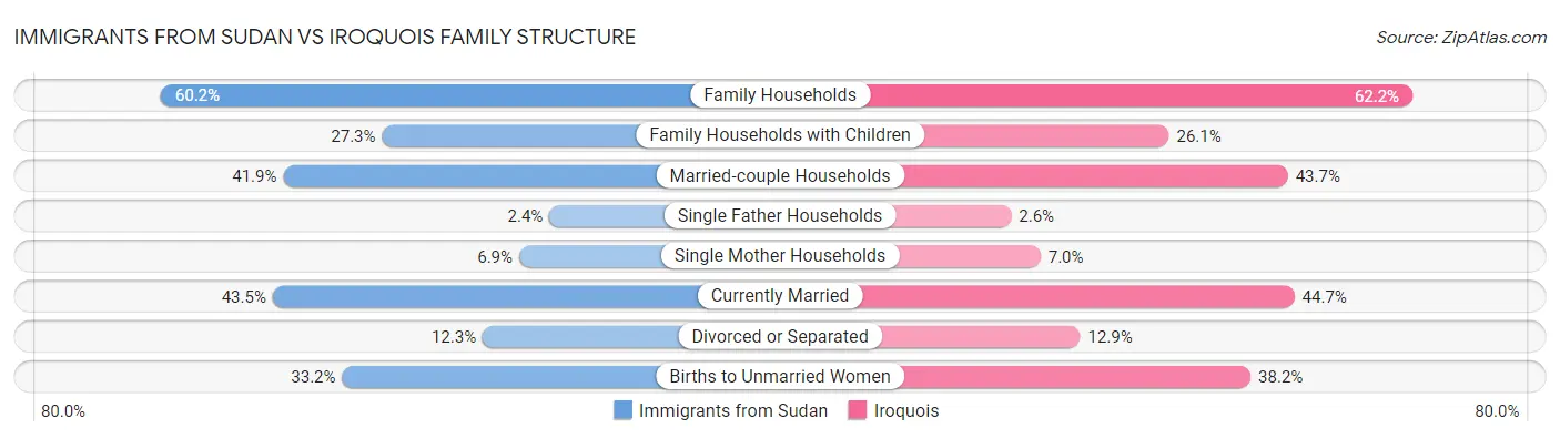 Immigrants from Sudan vs Iroquois Family Structure