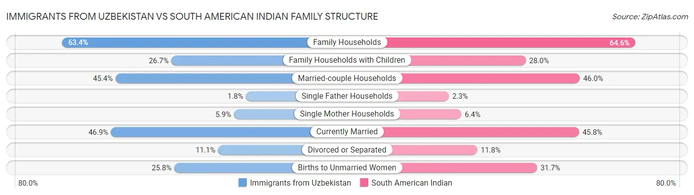 Immigrants from Uzbekistan vs South American Indian Family Structure