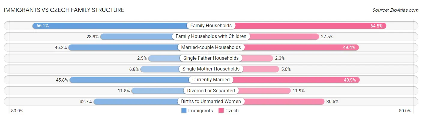 Immigrants vs Czech Family Structure