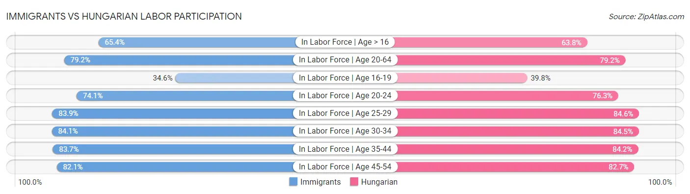 Immigrants vs Hungarian Labor Participation