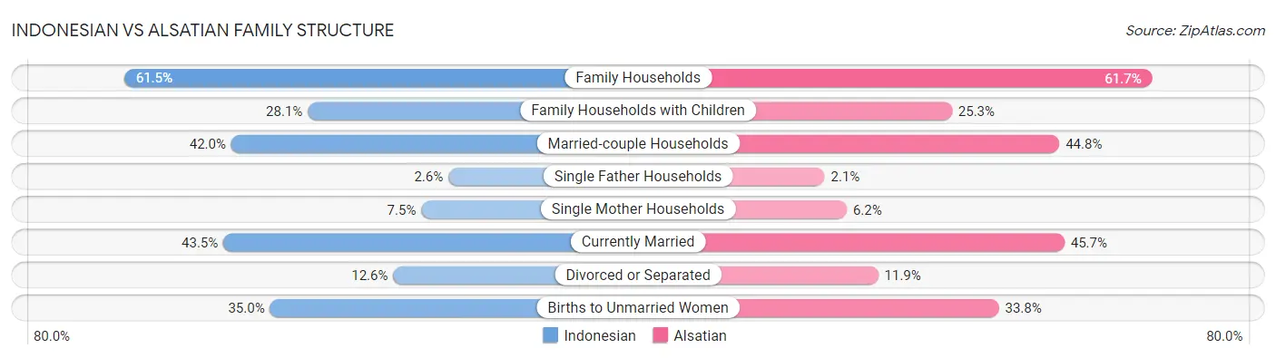 Indonesian vs Alsatian Family Structure