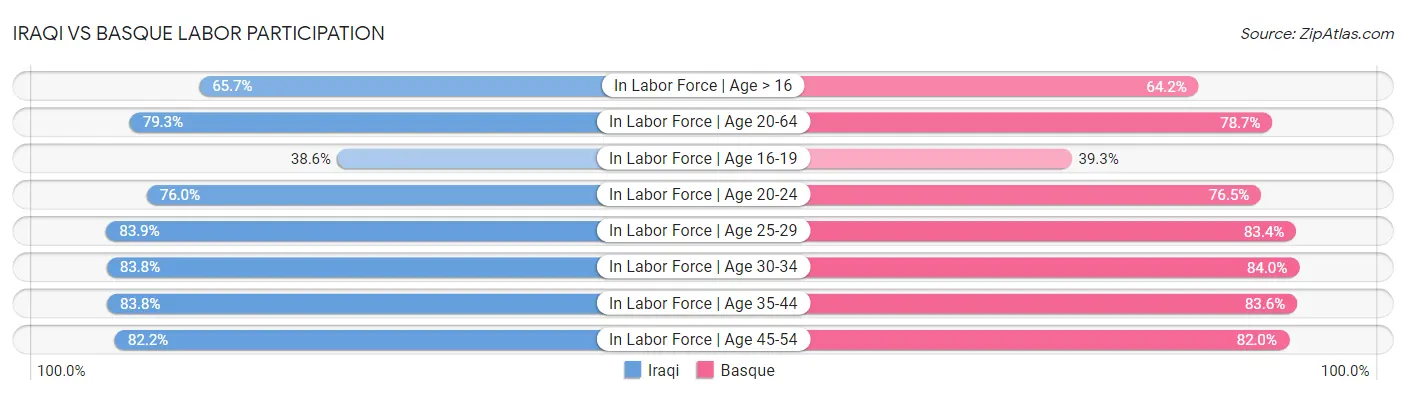 Iraqi vs Basque Labor Participation