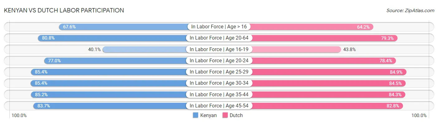 Kenyan vs Dutch Labor Participation