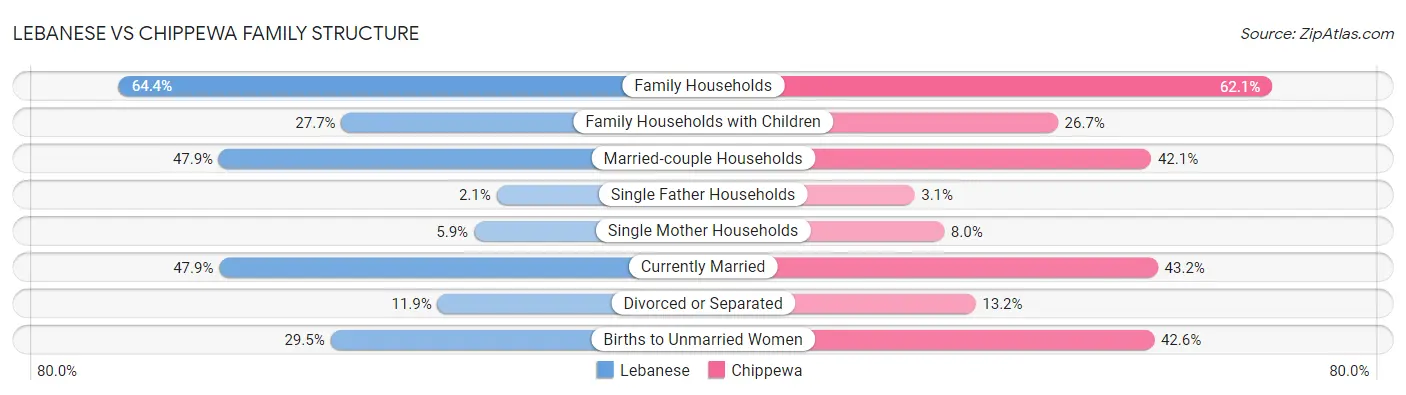 Lebanese vs Chippewa Family Structure