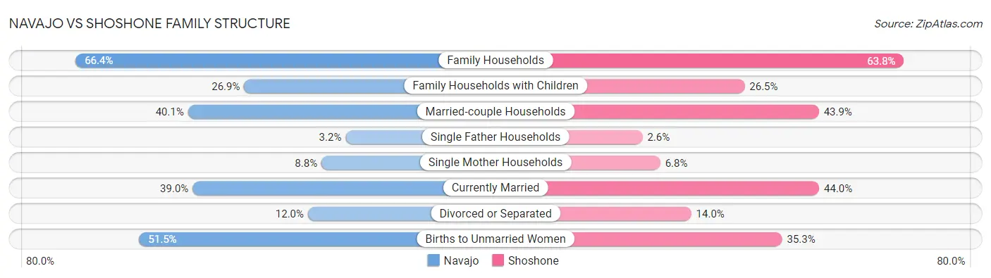 Navajo vs Shoshone Family Structure