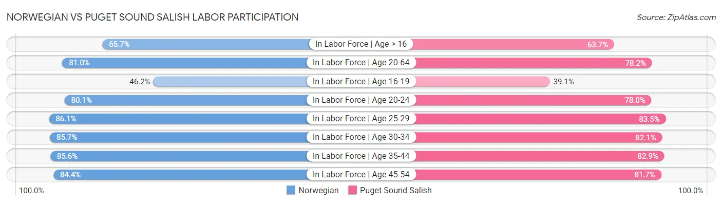 Norwegian vs Puget Sound Salish Labor Participation