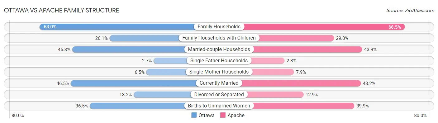 Ottawa vs Apache Family Structure