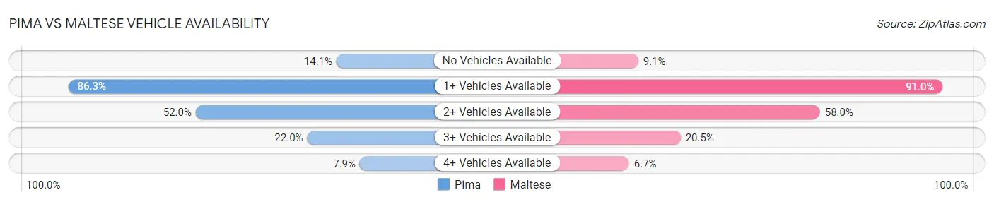 Pima vs Maltese Vehicle Availability