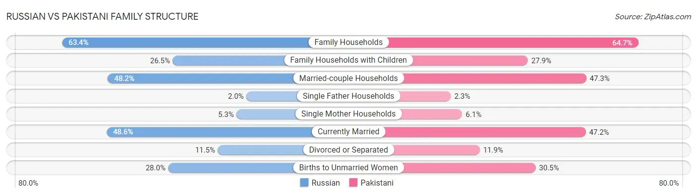 Russian vs Pakistani Family Structure