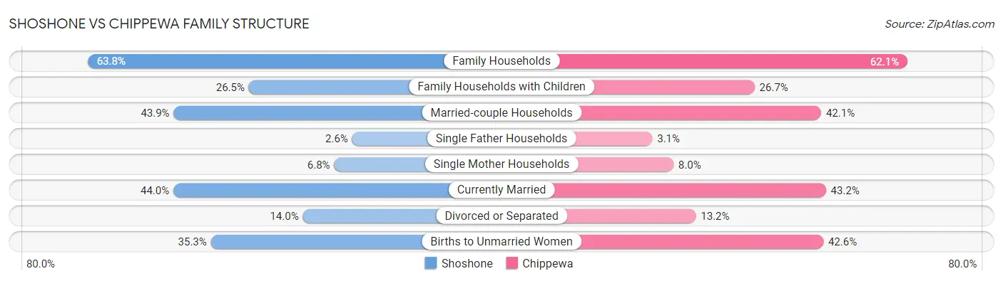 Shoshone vs Chippewa Family Structure